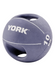 М&#39;яч медбол 10 кг York Fitness із двома ручками фіолетовий