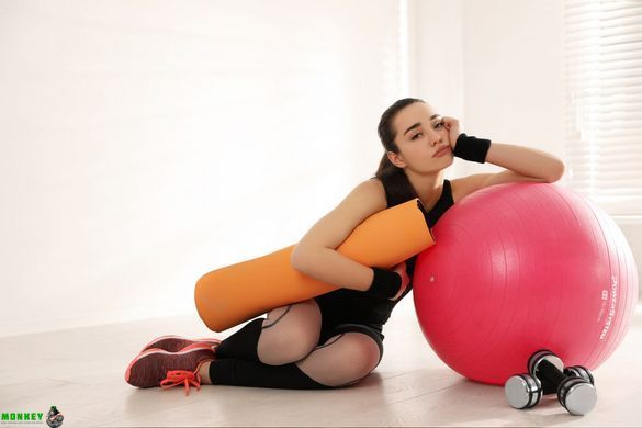 Мяч для фитнеса (фитбол) Power System PS-4018 &Oslash;85 cm PRO Gymball Pink