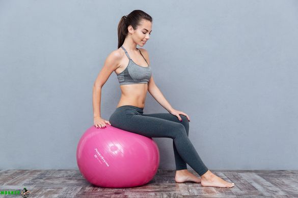Мяч для фитнеса (фитбол) Power System PS-4018 &Oslash;85 cm PRO Gymball Pink