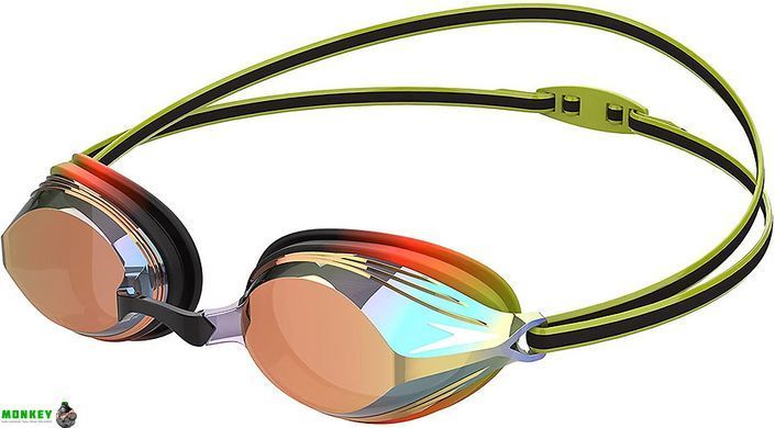 Окуляри для плавання Speedo VENGEANCE MIR GOG JUсчорний, зелений Діт OSFM