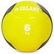 Мяч медицинский медбол Zelart Medicine Ball FI-5121-6 6кг желтый-черный