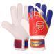 Перчатки вратарские ARSENAL BALLONSTAR FB-0187-6 9 размер красный-синий