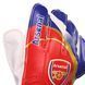 Перчатки вратарские ARSENAL BALLONSTAR FB-0187-6 9 размер красный-синий