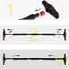 Турник раздвижной Cornix Pro 90-130 см XR-0284 Black/Red