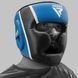 Боксерський шолом RDX AURA PLUS T-17 Blue/Black L (капа у комплекті)