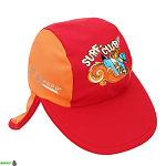 Кепка сонцезахисна Aqua Speed ​​SURF-CLUB CAP 2039 червоний, помаранчевий Діт 104см