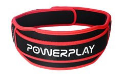 Пояс неопреновый для тяжелой атлетики PowerPlay 5545 черно-красный L