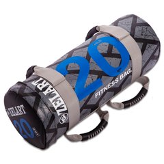 Мешок для кроссфита и фитнеса Zelart Power Bag FI-0899-20 (PVC, нейлон, вес 20кг, черный-синий)