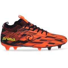 Бутсы футбольная обувь SP-Sport A20419-3 BLACK/LIME/R.ORANGE размер 40-44 (верх-PU, черный-оранжевый)