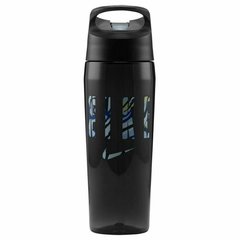 Пляшка Nike TR HYPERCHARGE STRAW BOTTLE 16 OZ чорний, блакитний Уні 473 мл