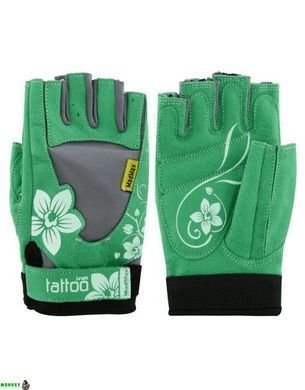 Перчатки для фитнеса MadMax MFG-710 Jungle Green/Cream L