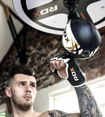 Пневмогрушь боксерская RDX 2Y Boxing Speed ​​Ball Leather Multi White/Red