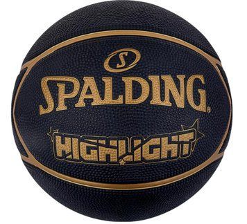 Мяч баскетбольный Spalding Highlight черный, золотой Уни 7