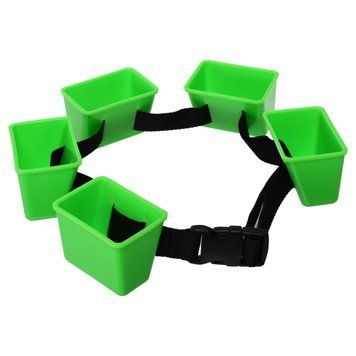 Пояс гальмівний для плавання MadWave BREAK BELT M082701000W зелений