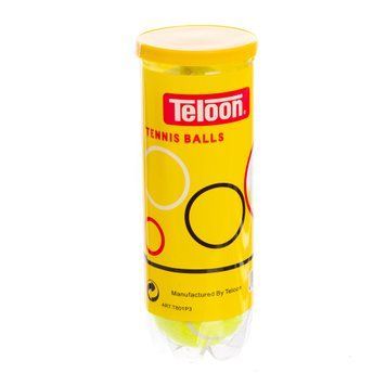 М'яч для великого тенісу TELOON MASCOT T801P3 3шт салатовий