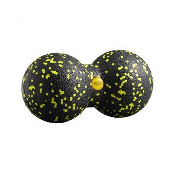Масажний м'яч подвійний 4FIZJO EPP DuoBall 08 Black/Yellow (P-5907222931301)
