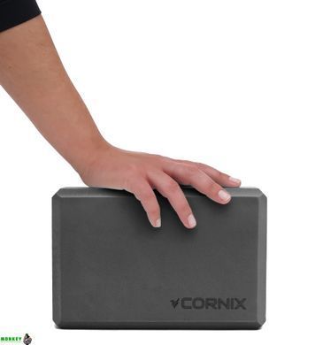 Блок для йоги Cornix EVA 22.8 x 15.2 x 7.6 см XR-0099 Black