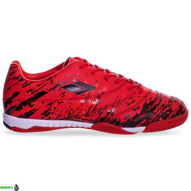 Взуття для футзалу чоловіче SP-Sport 20517A-2 RED/BLACK розмір 40-45 (верх-PU, червоний-чорний)