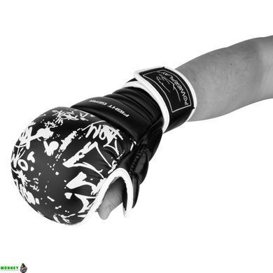 Рукавички Karate PowerPlay 3092KRT Чорно-білі M