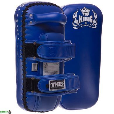Пади для тайського боксу Тай-педи TOP KING Super TKKPS-SV-M Синій 36х18х9см 2шт