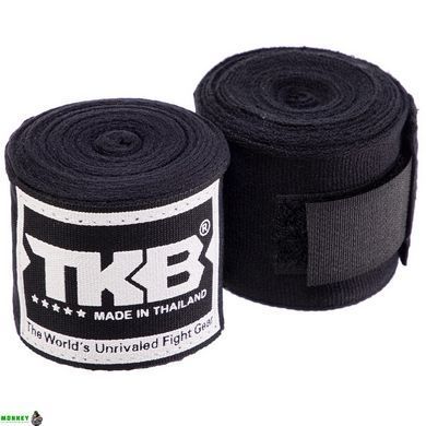 Бінти боксерські бавовна з еластаном TOP KING Hand Wraps TKHWR-01 Чорний