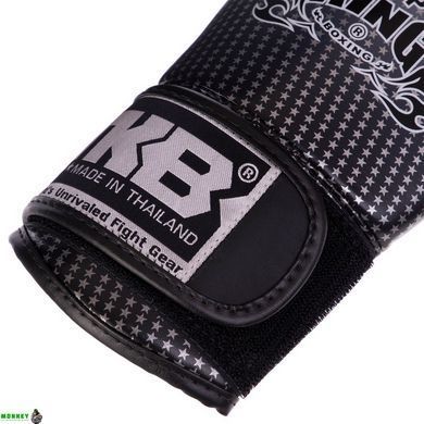 Рукавички боксерські шкіряні дитячі TOP KING Super Star TKBGKC-01 Синій M (6 унцій) 6-8 років