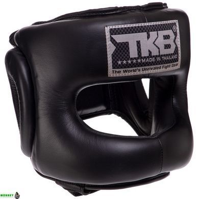 Шолом боксерський із бампером шкіряний TOP KING Pro Training TKHGPT-CC Чорний S