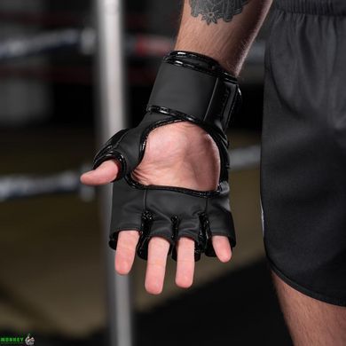Перчатки для ММА Phantom APEX Hybrid Black S/M (капа в подарок)