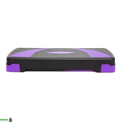 Степ-платформа 3-ступінчаста Cornix 78 х 29 х 10-20 см XR-0183 Black/Purple