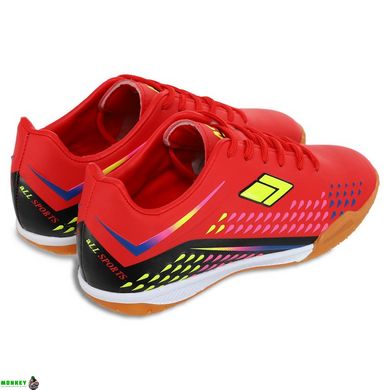 Взуття для футзалу підліткове OWAXX 220117-1 розмір 31-38 червоний-чорний