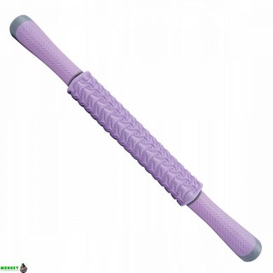 Массажный ролик ручной (массажная палка) SportVida Massage Bar SV-HK0231 Purple