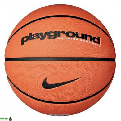 М'яч баскетбольний Nike EVERYDAY PLAYGROUND 8P DEFLATED AMBER/BLACK/BLACK size 7