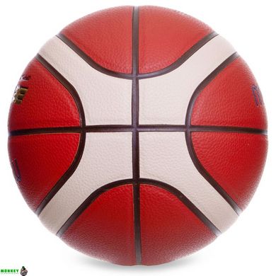 Мяч баскетбольный Composite Leather №7 MOLTEN B7G3200-1 оранжевый-синий