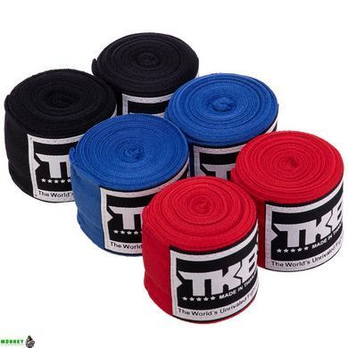Бінти боксерські бавовна з еластаном TOP KING Hand Wraps TKHWR-01 Чорний