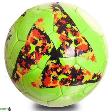 Мяч футбольный №5 PU ламин. MATSA VOIT FB-0717 (№5, 5 сл., сшит вручную, салатовый)