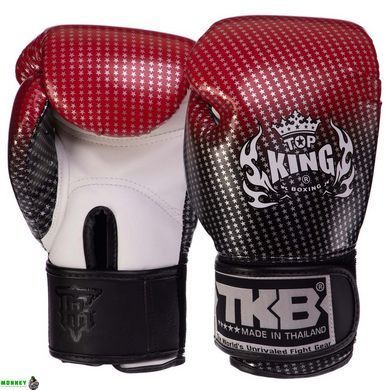 Рукавички боксерські шкіряні дитячі TOP KING Super Star TKBGKC-01 Синій M (6 унцій) 6-8 років