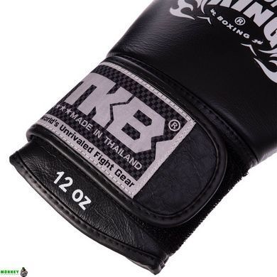 Рукавички шкіряні боксерські TOP KING Ultimate AIR TKBGAV Чорний 18 унції