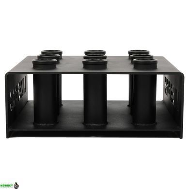 Стойка для грифов вертикальная LiveUp LP8874 44х44х16,5cм черный