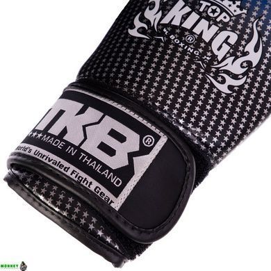 Рукавички боксерські шкіряні дитячі TOP KING Super Star TKBGKC-01 Синій M (6 унцій) 6-8 років