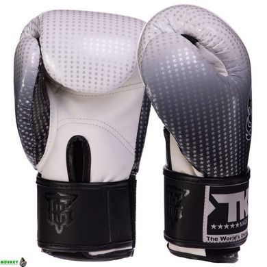 Рукавички боксерські шкіряні дитячі TOP KING Super Star TKBGKC-01 Синій M (6 унцій) 6-8 років