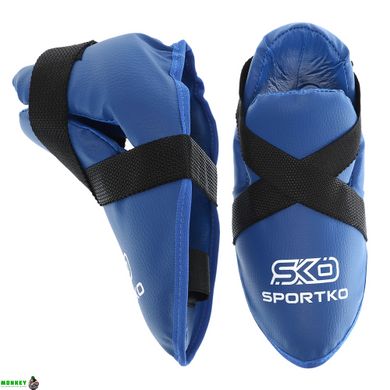 Футы защита ног для единорборств SPORTKO ЗС1 SP-4707 S-L цвета в ассортименте