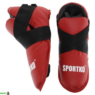 Футы защита ног для единорборств SPORTKO ЗС1 SP-4707 S-L цвета в ассортименте