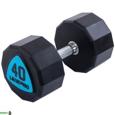 Гантели профессиональные с полиуретановым покрытием LiveUp LP8003-40 (2х40кг)