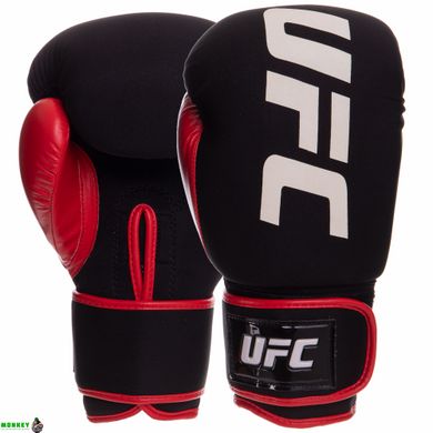 Перчатки боксерские UFC PRO Washable UHK-75011 S-M красный