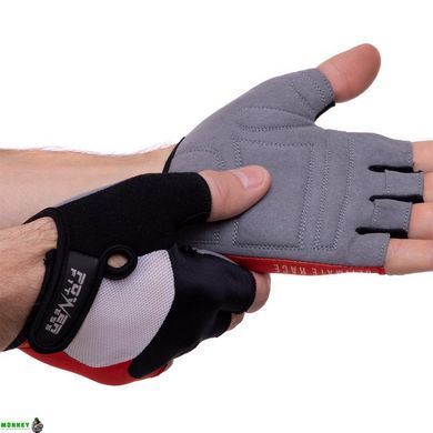 Перчатки для фитнеса POWER FITNESS A1-07-1454 L-XL черный