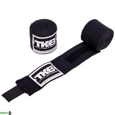 Бінти боксерські бавовна з еластаном TOP KING Hand Wraps TKHWR-01 Чорний