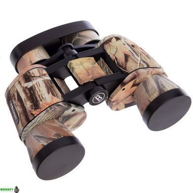 Бінокль BUSHNELL 8х40 TY-1506 (пластик, скло, PVC-чохол, камуфляж ліс) Replica