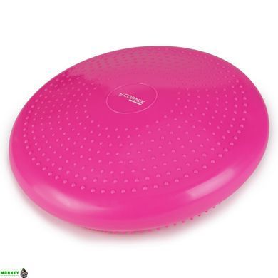 Балансувальна подушка-диск Cornix 33 см (сенсомоторна) масажна XR-0055 Pink