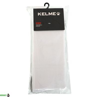 Гетри футбольні чоловічі KELME LIGA K15Z908-9103 Білий-чорний M-39-41 (нейлон, бавовна)