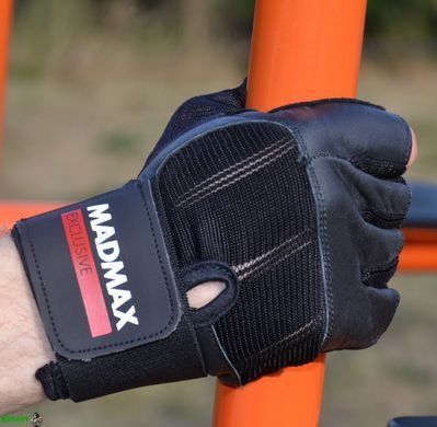 Рукавички для фітнесу MadMax MFG-269 Professional Exclusive Black L